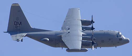 Lockheed EC-130H Compass Call Hercules 73-1581 of the 43rd Electronics Combat Squadron